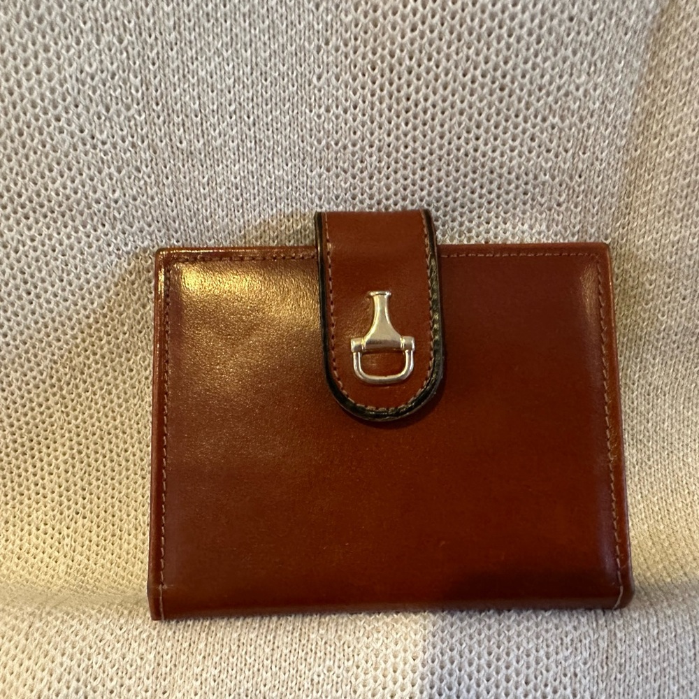 Brown Genuine Leather Mini Wallet